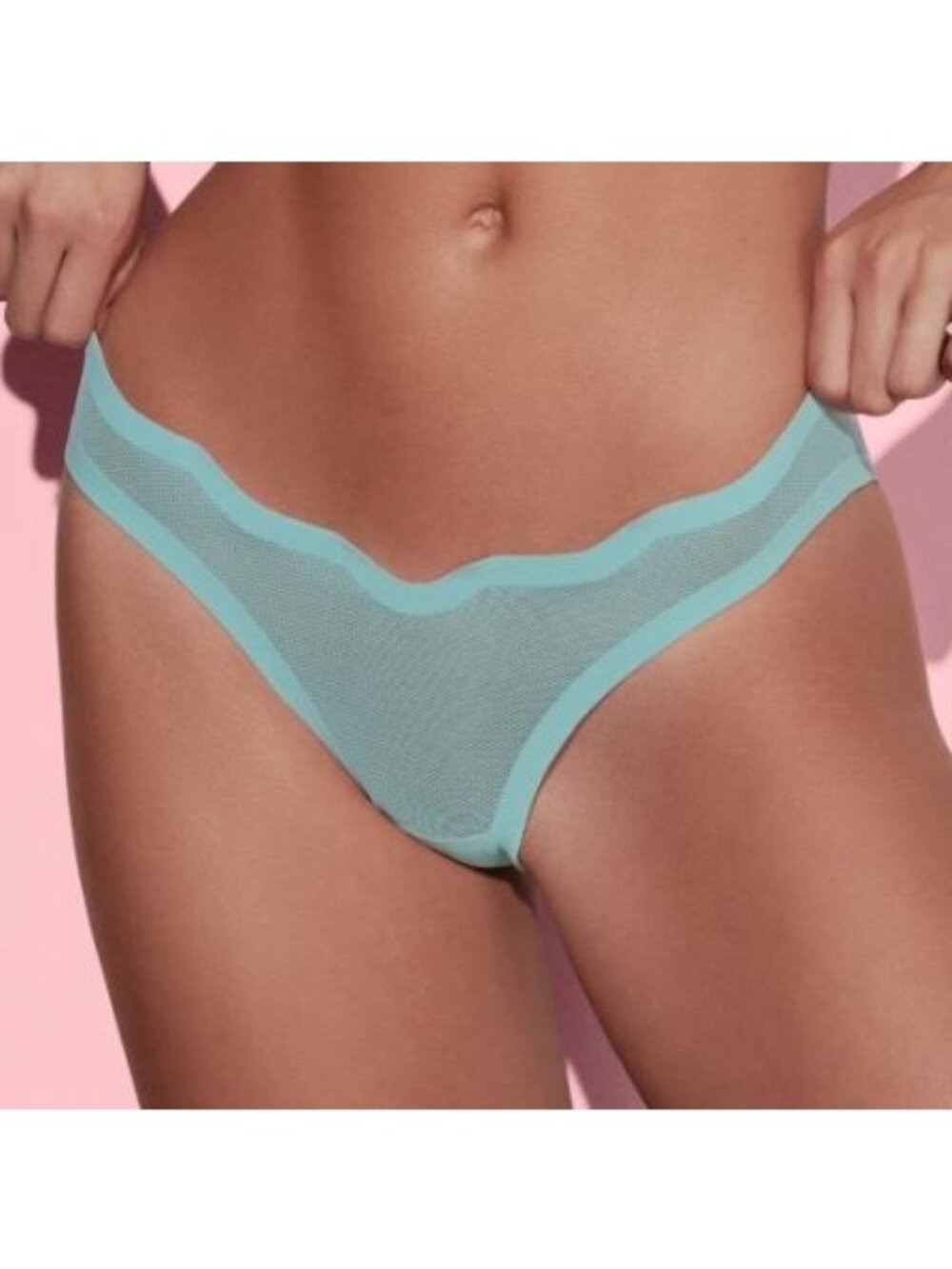 EBY POP Lucy Bikini Women Size S NWT Weightless Breathable Mint Jelly Intimates